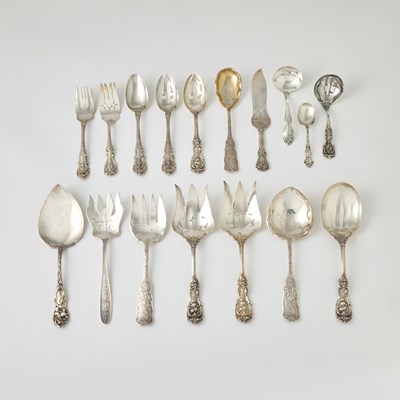 Lot 645 - Group of American Sterling Silver Serving Pieces