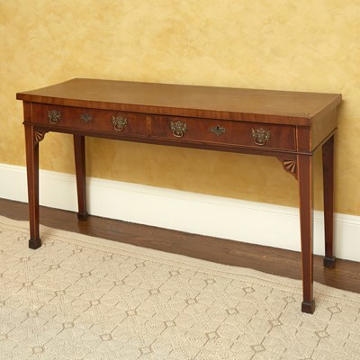 Lot 197 - George III Inlaid Mahogany Side Table
