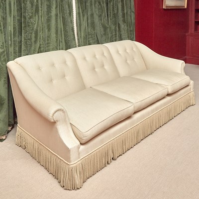 Lot 141 - Upholstered Three-Seat Sofa