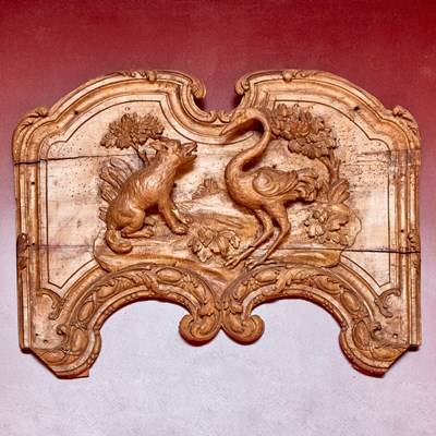 Lot 192 - Continental Rococo Carved Fruitwood Applique