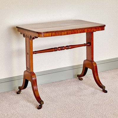 Lot 190 - Regency Rosewood-Inlaid Mahogany Side Table