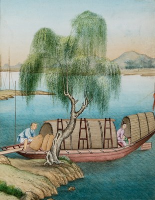 Lot 74 - Four China Trade Paintings