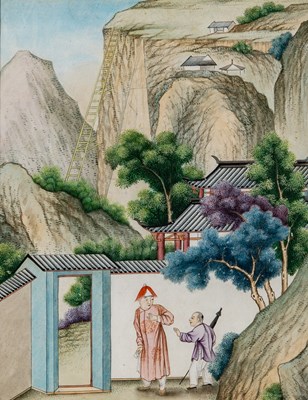 Lot 74 - Four China Trade Paintings
