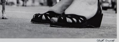 Lot 39 - Elliott Erwitt, New York City (Dog and Feet), 1946.