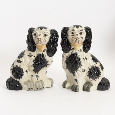 Lot 75 - Pair of Porcelain Staffordshire Dogs