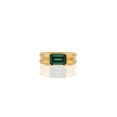 Lot 1003 - H. Stern Gold and Tourmaline Ring