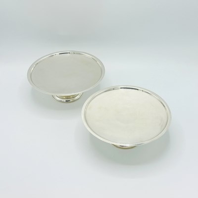 Lot 1154 - Pair of American Sterling Silver Dessert Stands
