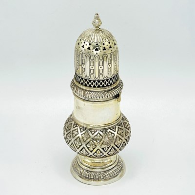 Lot 1092 - Dutch Silver Sugar Caster