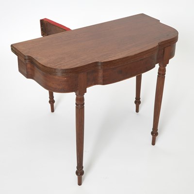 Lot 425 - Two Similar Federal Inlaid Mahogany Card Tables