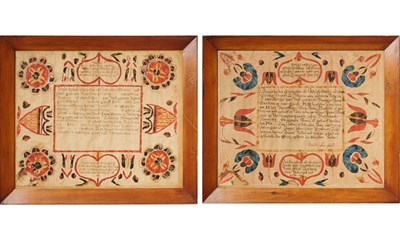 Lot 427 - Two Birth and Baptismal Frakturs