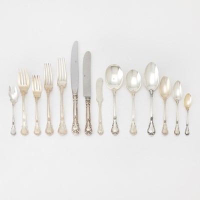 Lot 250 - Gorham Sterling Silver "Chantilly" Pattern Flatware Service