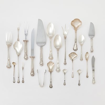 Lot 250 - Gorham Sterling Silver "Chantilly" Pattern Flatware Service