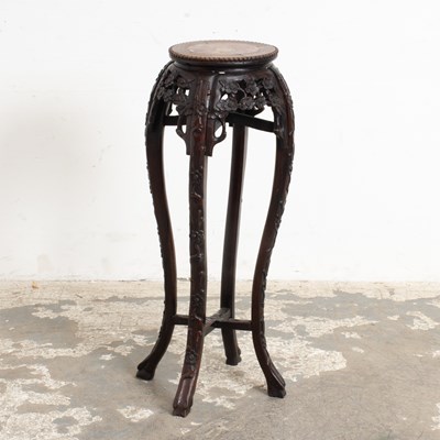 Lot 144 - Chinese Carved Wood Plant Stand