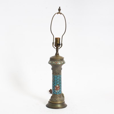 Lot 175 - Chinese Champlevé Enamel Vase