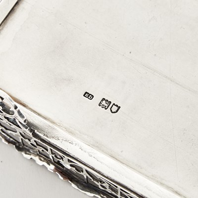 Lot 71 - Edward VII Sterling Silver Inkstand