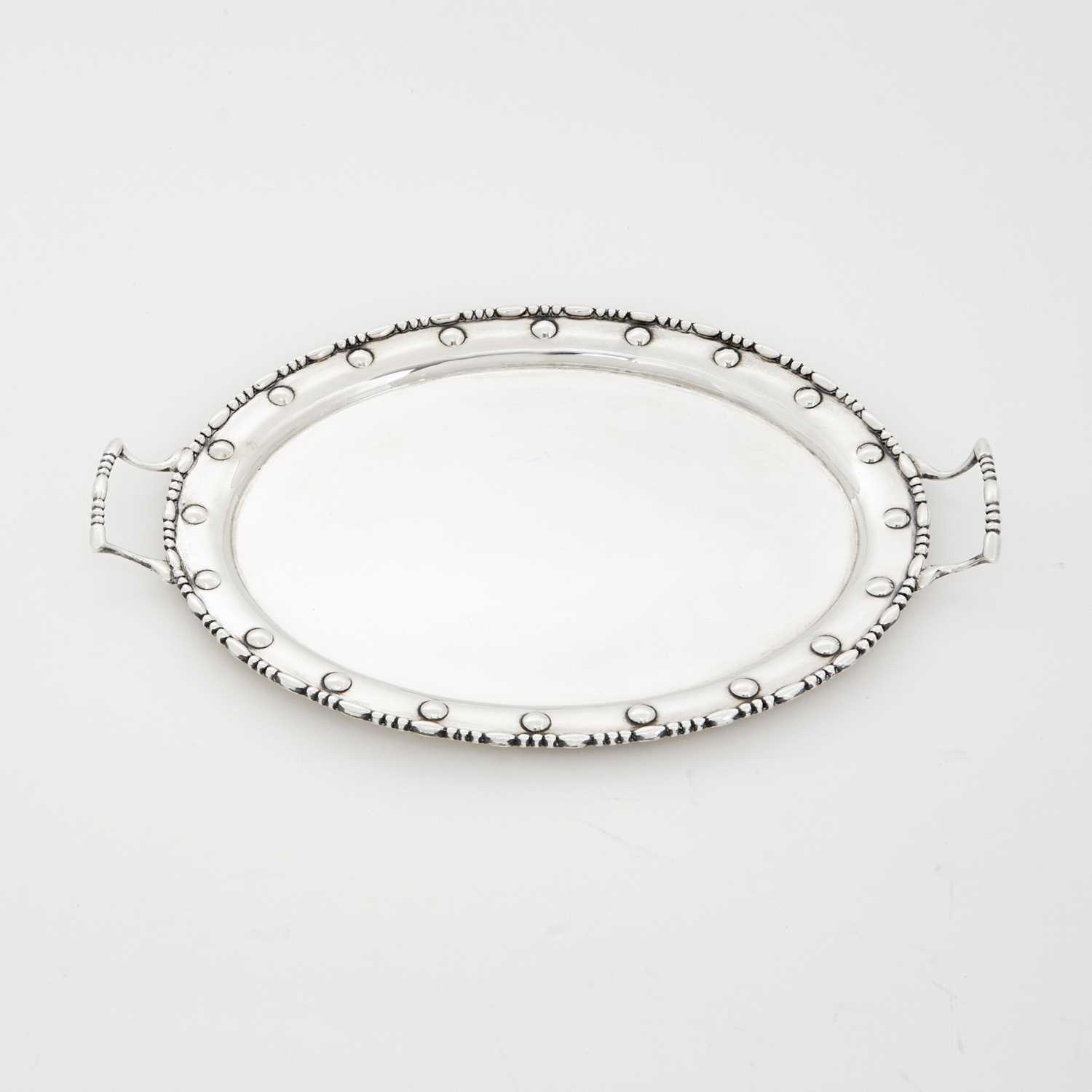 Lot 69 - Edward VII Sterling Silver Two Handled Tray