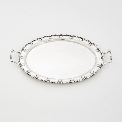 Lot 69 - Edward VII Sterling Silver Two Handled Tray