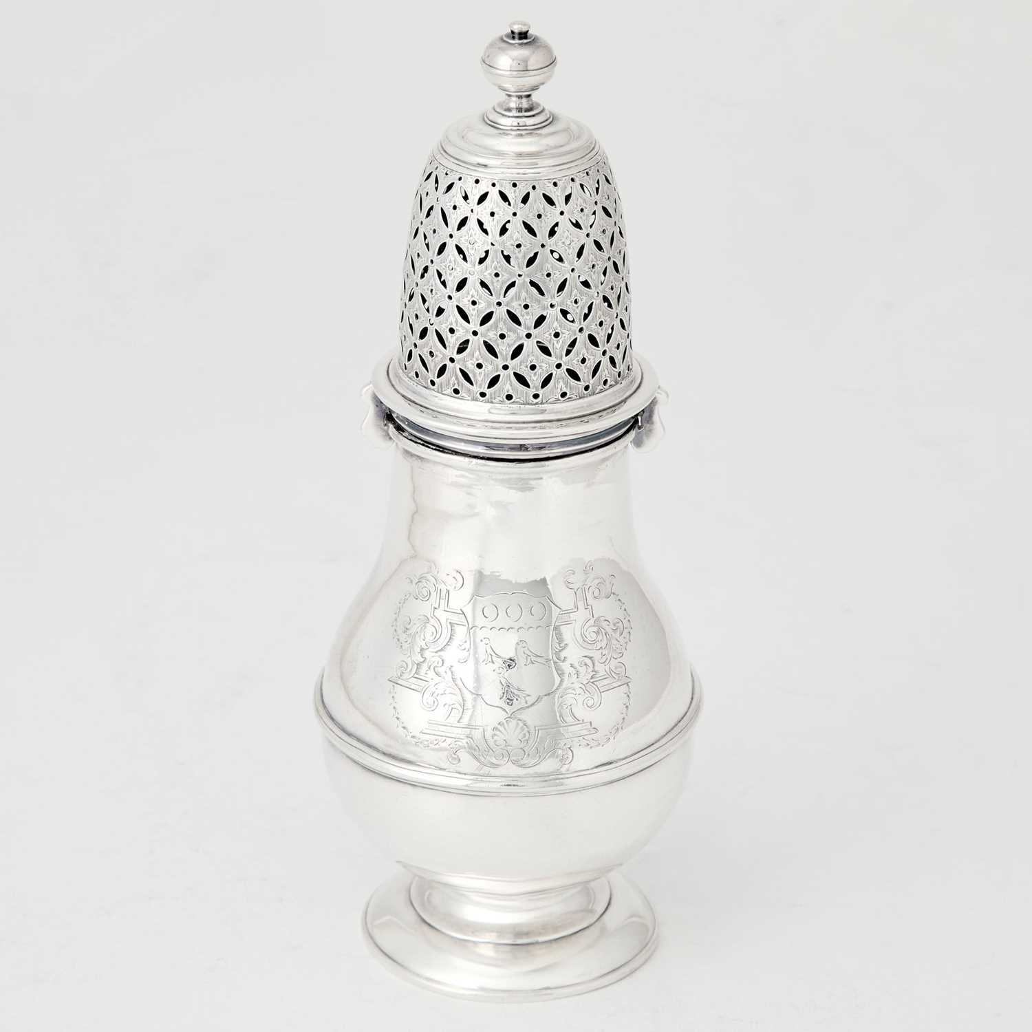 Lot 15 - George II Sterling Silver Sugar Caster