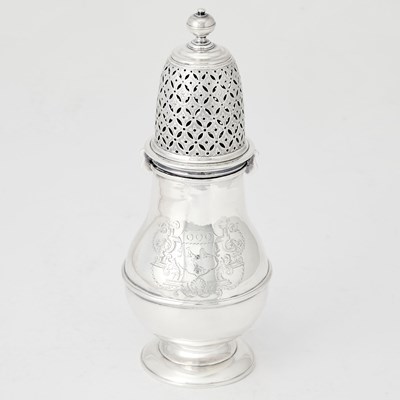 Lot 15 - George II Sterling Silver Sugar Caster