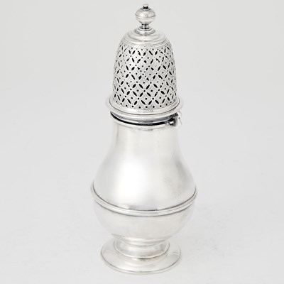 Lot 15 - George II Sterling Silver Sugar Caster