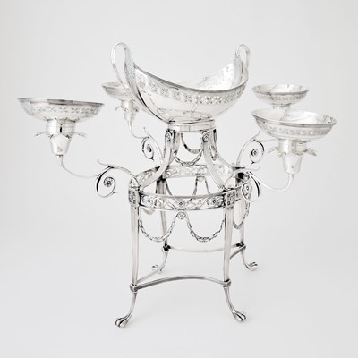 Lot 50 - George III Sterling Silver Epergne