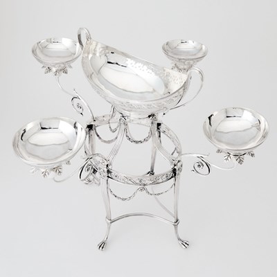 Lot 50 - George III Sterling Silver Epergne
