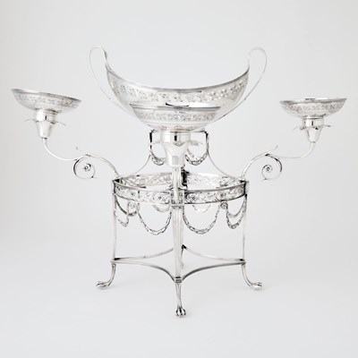 Lot 50 - George III Sterling Silver Epergne