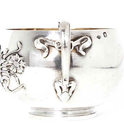 Lot 76 - French Silver Teacup and Saucer