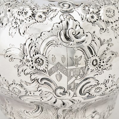 Lot 18 - George II Sterling Silver Kettle on Stand