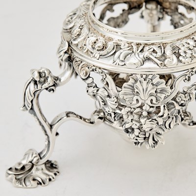 Lot 18 - George II Sterling Silver Kettle on Stand