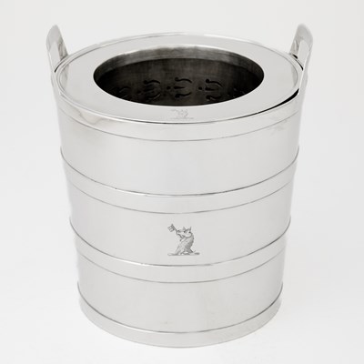 Lot 52 - George III Sterling Silver Wine Cooler