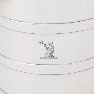 Lot 52 - George III Sterling Silver Wine Cooler