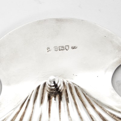 Lot 37 - Set of Three George III Sterling Silver Butter Shells