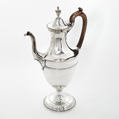 Lot 36 - George III Sterling Silver Coffee Pot