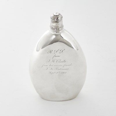 Lot 43 - George III Sterling Silver Flask