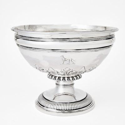 Lot 61 - English Sterling Silver Punch Bowl