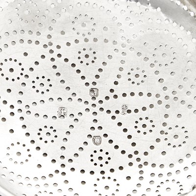 Lot 38 - George III Sterling Silver Punch Strainer