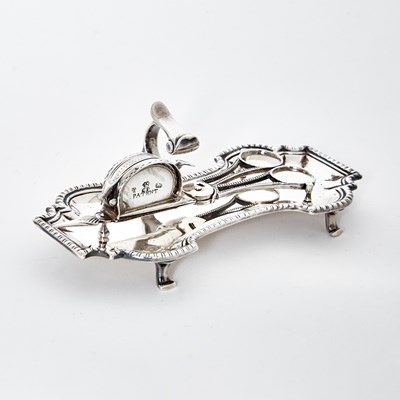 Lot 17 - George II Sterling Silver Snuffer Stand