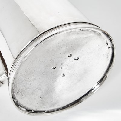 Lot 12 - George I Sterling Silver Chocolate Pot