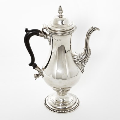 Lot 23 - George III Sterling Silver Coffee Pot