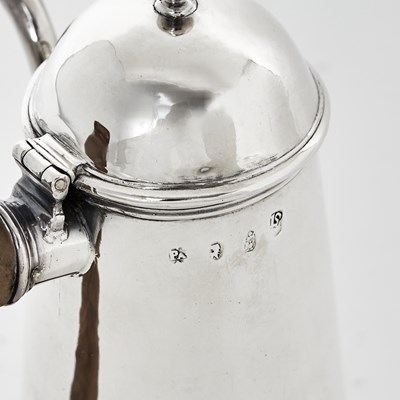 Lot 11 - Queen Anne Sterling Silver Diminutive Coffee Pot