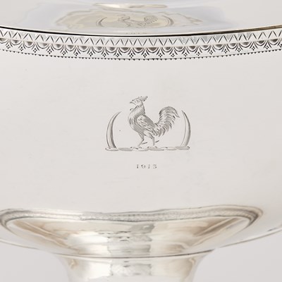Lot 28 - George III Sterling Silver Covered Soup Tureen