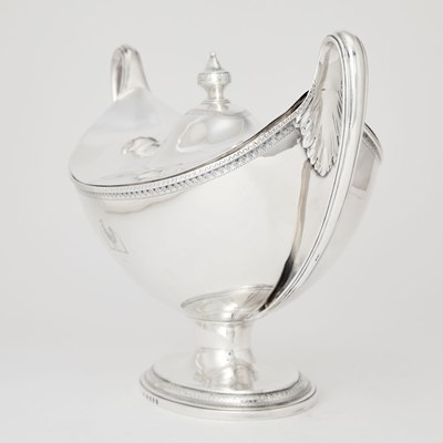 Lot 28 - George III Sterling Silver Covered Soup Tureen