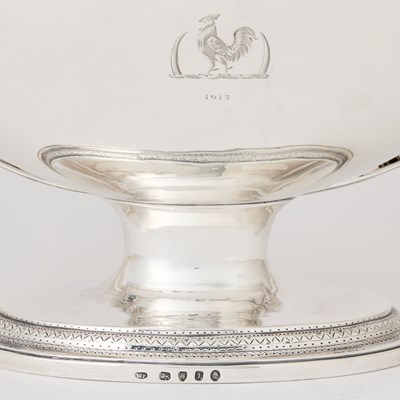 Lot 28 - George III Sterling Silver Covered Soup Tureen