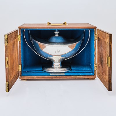 Lot 28 - George III Sterling Silver Covered Soup Tureen