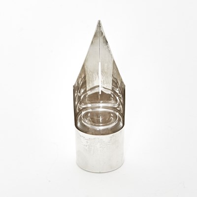 Lot 67 - Victorian Novelty Sterling Silver Inkwell