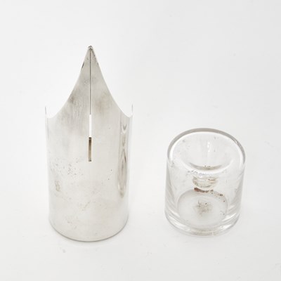 Lot 67 - Victorian Novelty Sterling Silver Inkwell