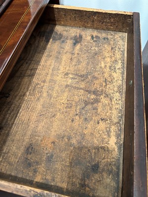 Lot 100 - Attributed to Charleston: Federal String Inlaid Mahogany String Pembroke Table