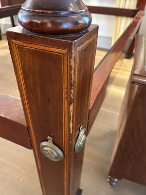 Lot 101 - Charleston Federal Inlaid Mahogany Full Tester "Rice" Bed