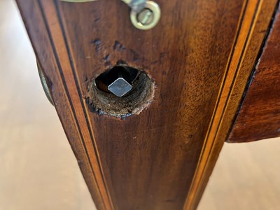 Lot 101 - Charleston Federal Inlaid Mahogany Full Tester "Rice" Bed